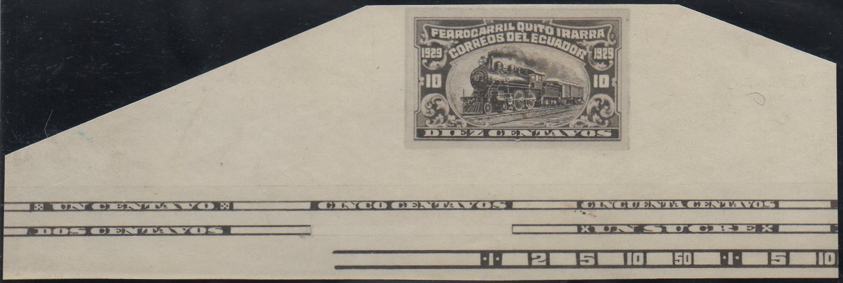 Ecuador-Quito-Ibarra-Railway Proposed Stamp